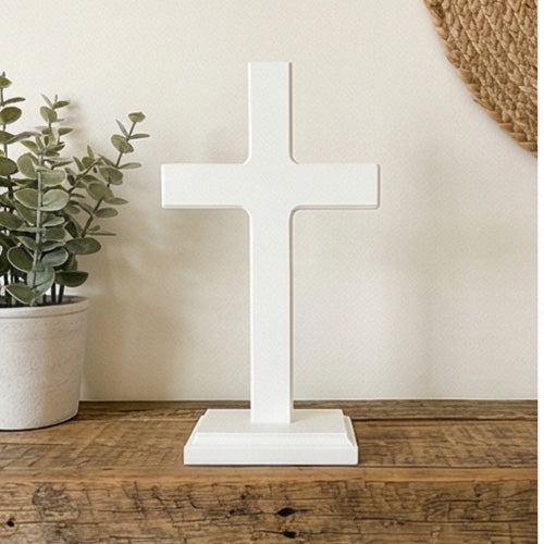 Wooden Cross on Stand