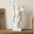 St Junipero Serra Holding Cross Statue