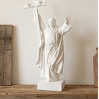 St Junipero Serra Holding Cross Statue