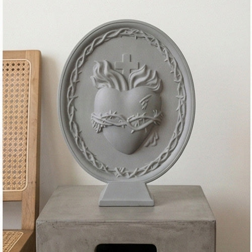 Sacred Heart of Jesus Plate with Base