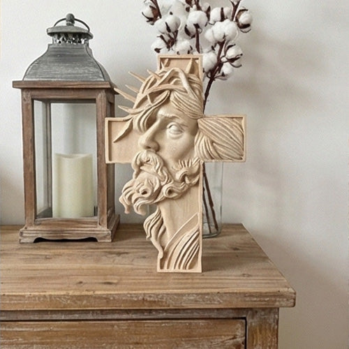 Jesus Face of Suffering Cross