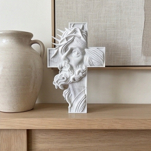 Jesus Face of Suffering Cross