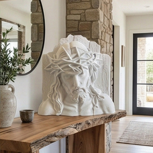 Jesus with Crown of Thorns Upper Body statue