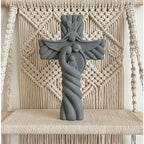 Holy Family Woven Cross
