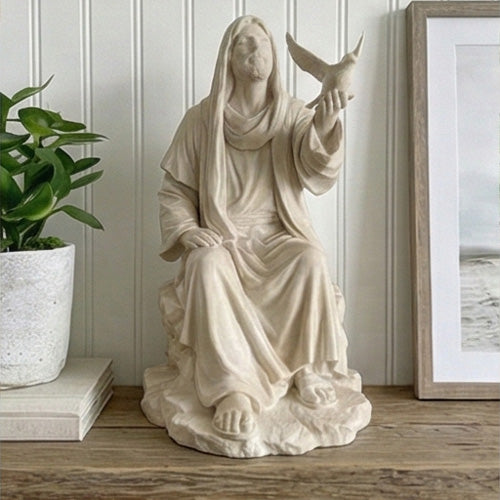 Jesus Dove Statue
