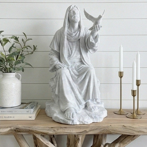 Jesus Dove Statue