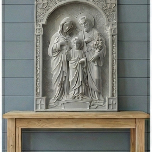 Holy Family Portrait Relief