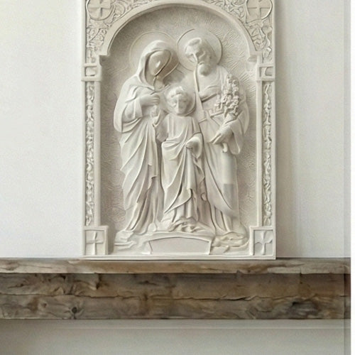Holy Family Portrait Relief