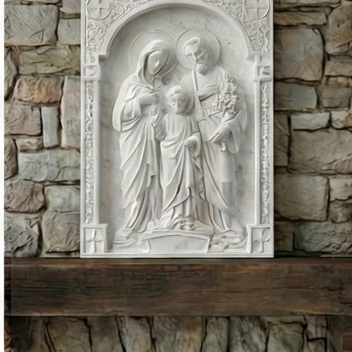 Holy Family Portrait Relief