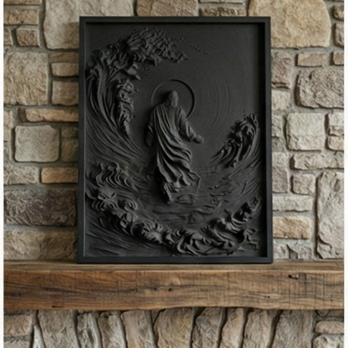 Jesus Walking Water Relief