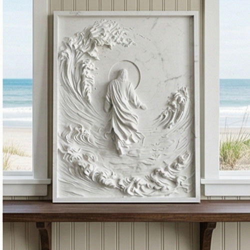 Jesus Walking Water Relief