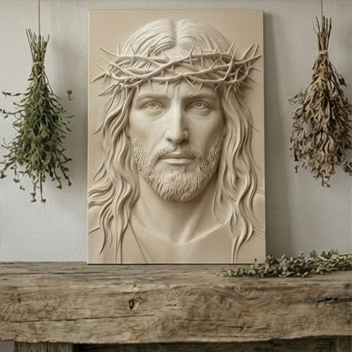 Jesus Portrait Relief