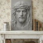 Jesus Portrait Relief