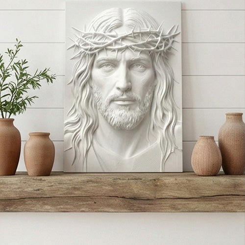 Jesus Portrait Relief