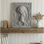 Jesus praying relief wallart